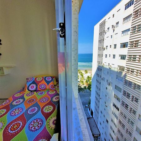 Apto Pe Na Areia Praia Das Pitangueiras - Centro Guaruja Ngoại thất bức ảnh