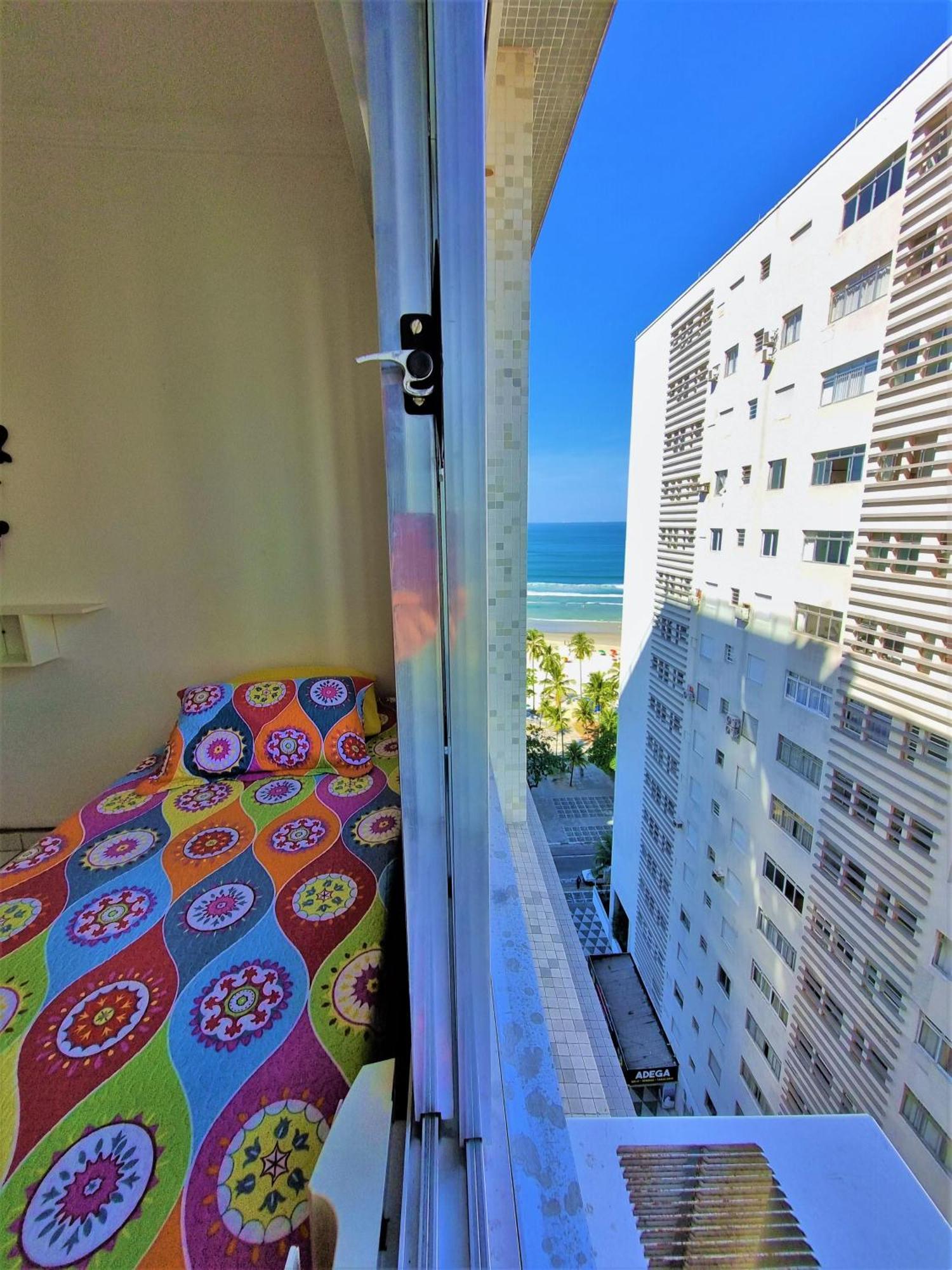 Apto Pe Na Areia Praia Das Pitangueiras - Centro Guaruja Ngoại thất bức ảnh