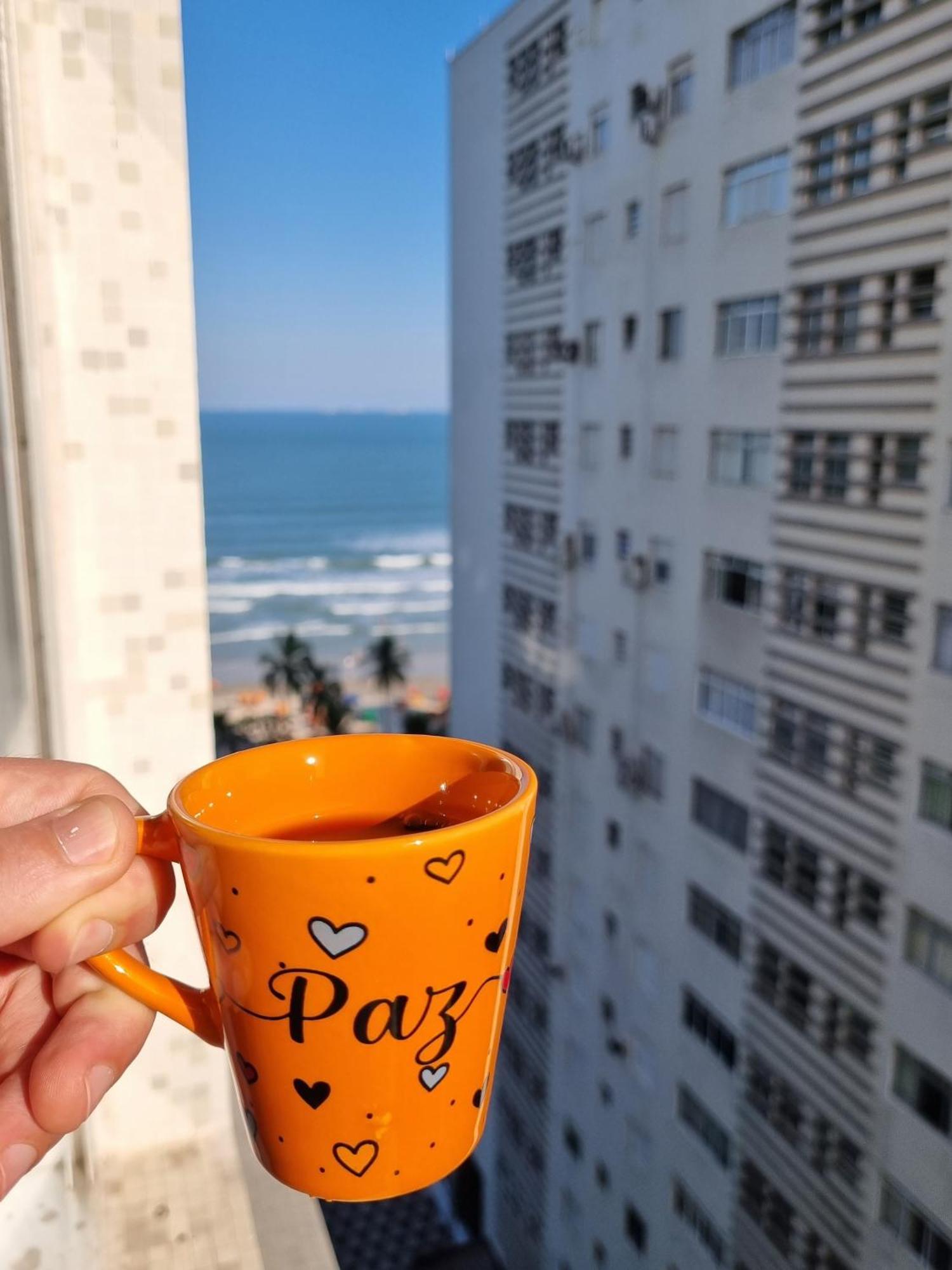 Apto Pe Na Areia Praia Das Pitangueiras - Centro Guaruja Ngoại thất bức ảnh