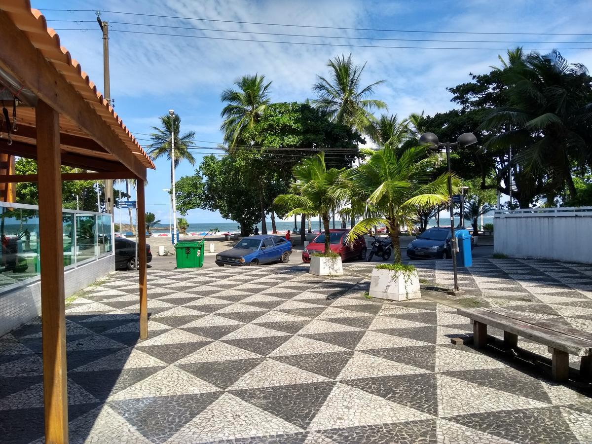 Apto Pe Na Areia Praia Das Pitangueiras - Centro Guaruja Ngoại thất bức ảnh