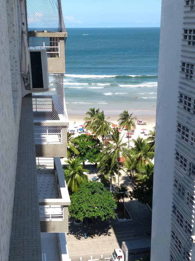 Apto Pe Na Areia Praia Das Pitangueiras - Centro Guaruja Ngoại thất bức ảnh